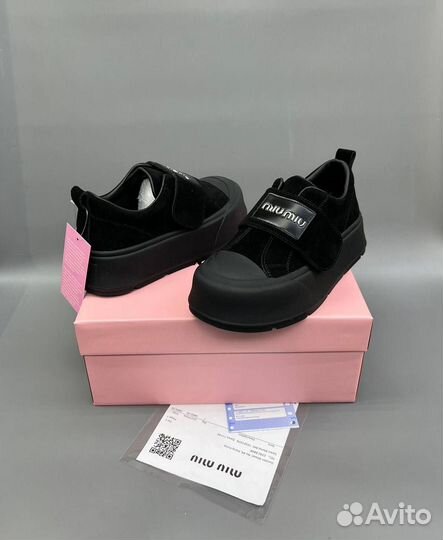 Кеды Miu Miu на липучках