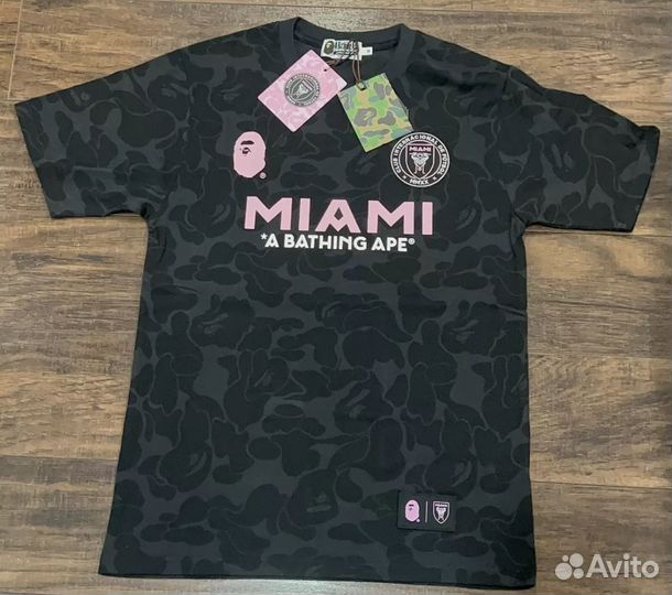 Футболка bape x inter miami