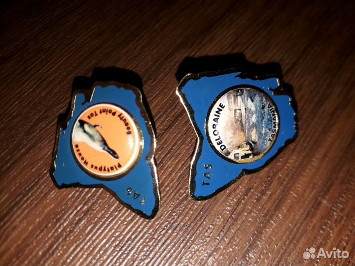 Значки коллекция Тасмания Австралия редкость