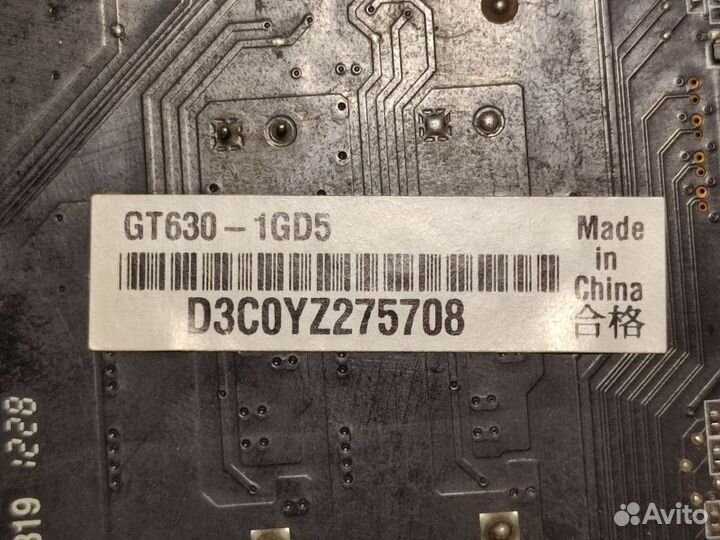 Видеокарта GT 630