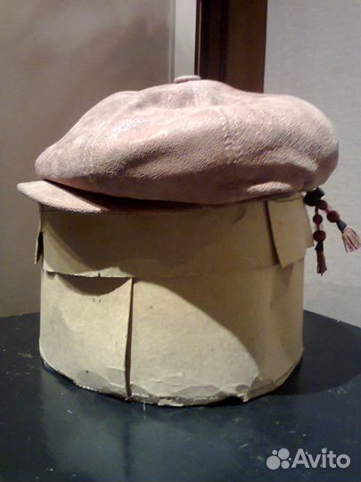 Кепка замшевая