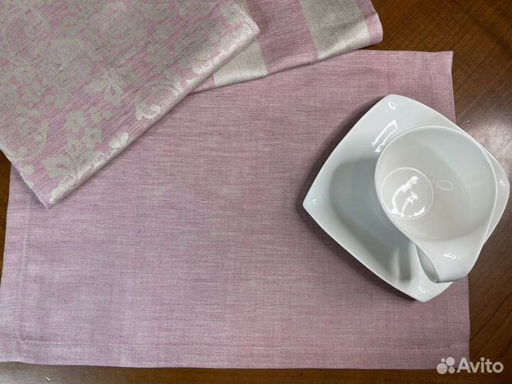 Плейсматы, дорожки лен хлопок экспорт