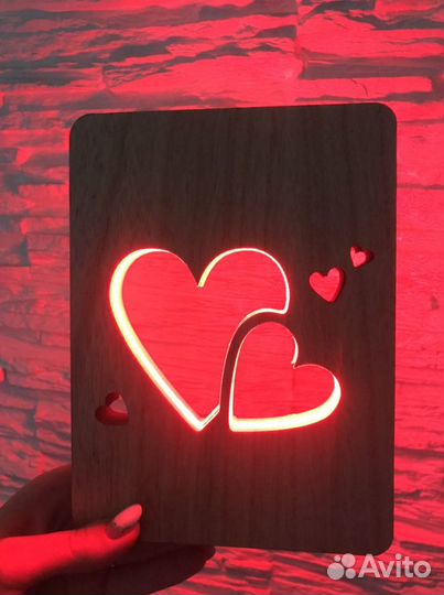 Украшение для интерьера «Пылающие сердца»