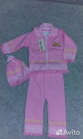 Костюм вязанный+шапочка Новый