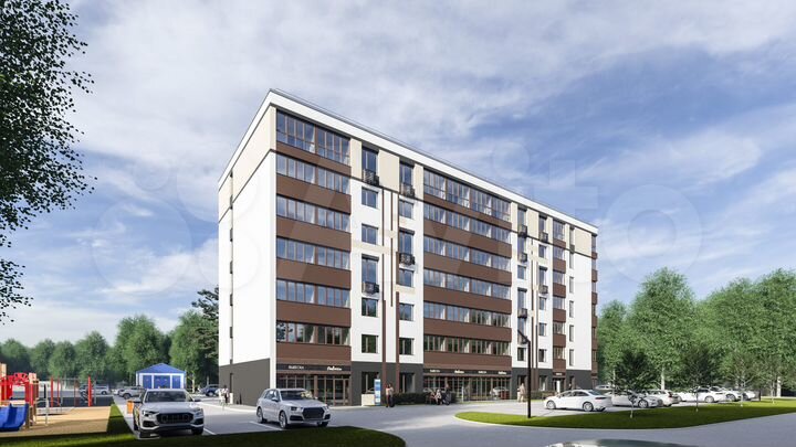 2-к. квартира, 65,5 м², 3/7 эт.