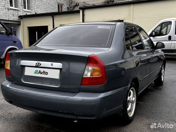 Hyundai Accent 1.5 МТ, 2007, 155 080 км