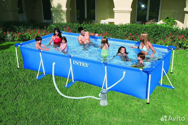 Каркасный бассейн intex RF, 450х220х84 см (фильтр)