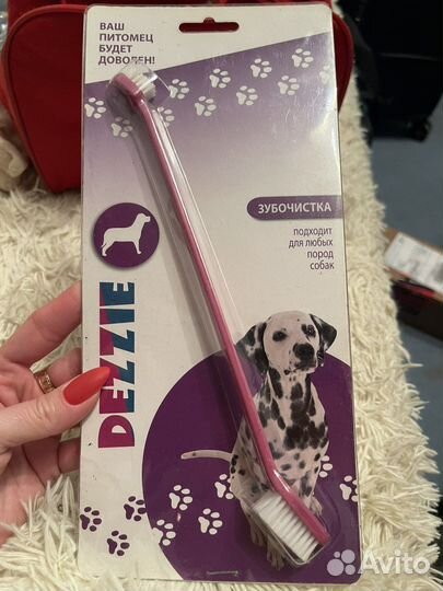 Зубная щетка для собак