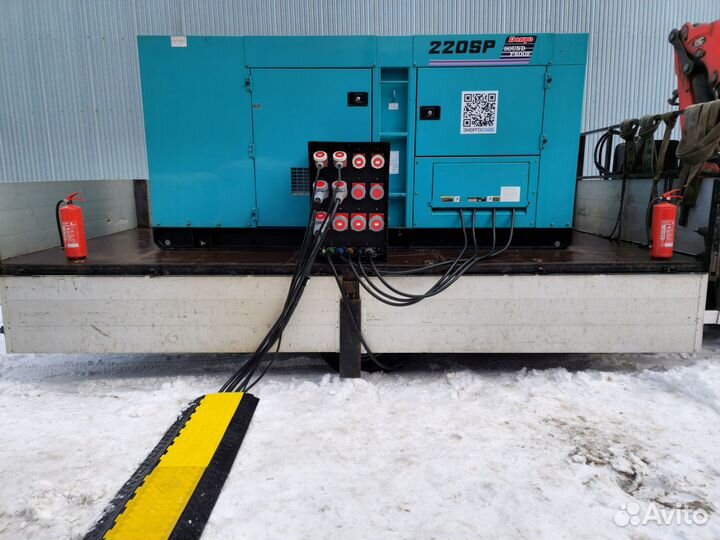 Мобильный передвижной дизельный генератор 150кВт