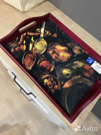 Поднос деревянный на колени