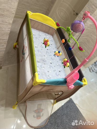 Детская кроватка манеж складная