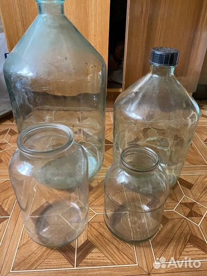 Банки стеклянные разные
