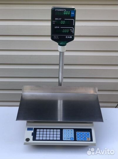 Весы торговые CAS AP-1(15EX) с вл дисплеем