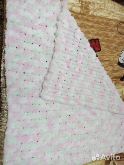 Плед детский плюшевый