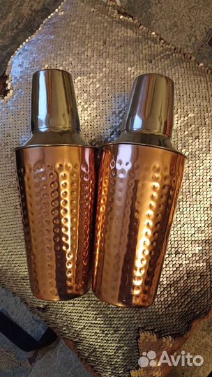 Шейкер для коктейлей нержав сталь новый