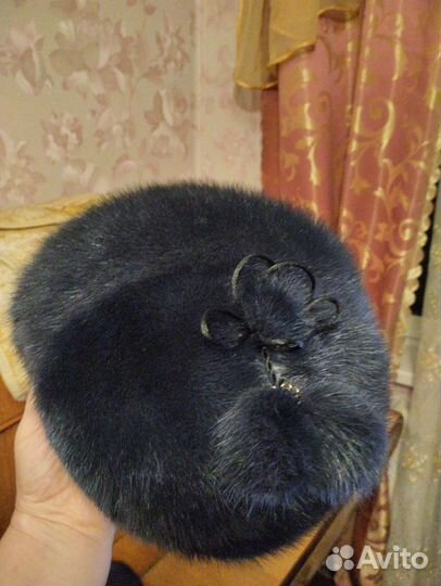 Шапка норковая женская бу