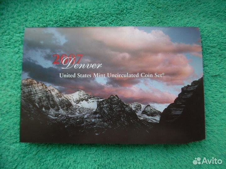 Монеты США годовой набор 2007 год