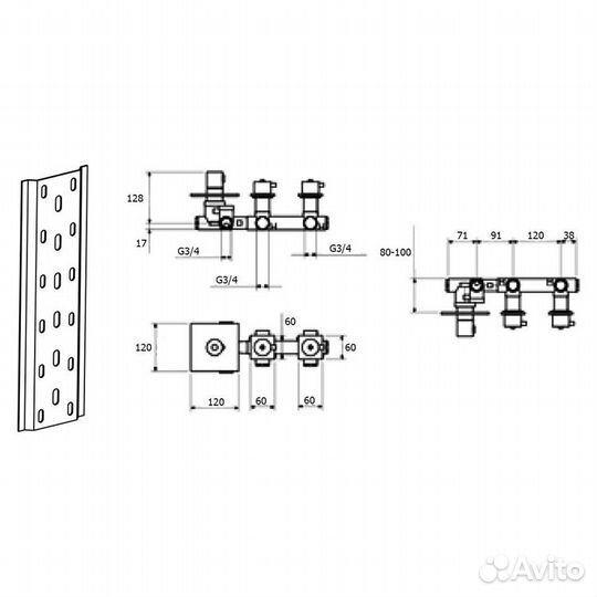 Webert EL971402015 Встраиваемый смесите