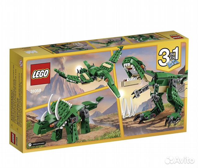 Lego лего creator 31058 Грозный динозавр оригинал