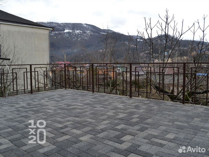 Тротуарная плитка, бордюры, газонная решетка