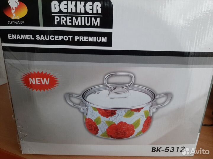 Кастрюля bekker premium