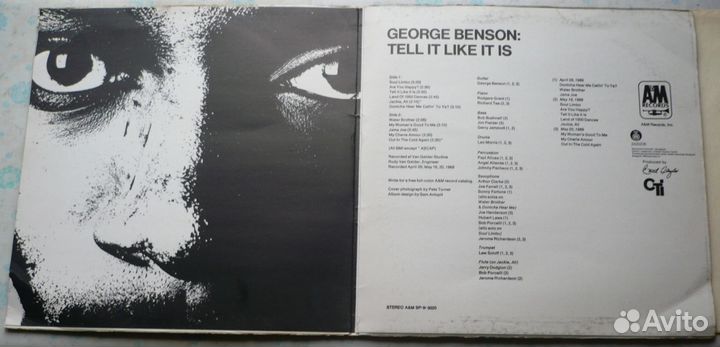 George Benson. Tell It Like It Is 1969. Yugoslavia