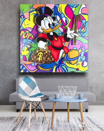 Картина на холсте Скрудж Макдак