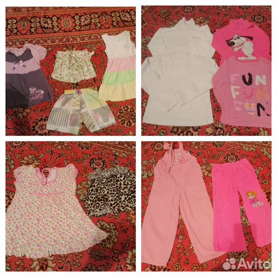 Вещи пакетом на девочку на рост 98-104