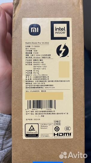 Redmi Book Pro 14 2022 i7-12650H MX550 16/512GB