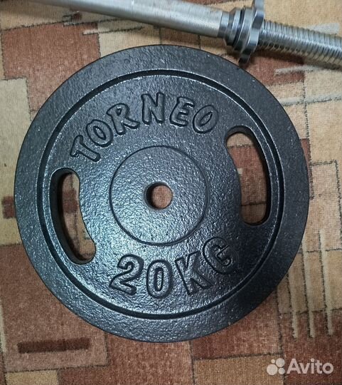 Штанга гриф блины бу