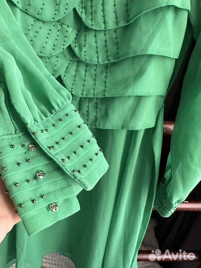 Платье 36 шелк