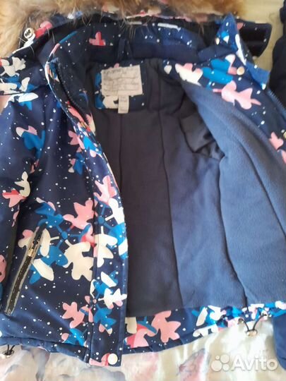 Зимний костюм для девочки 104