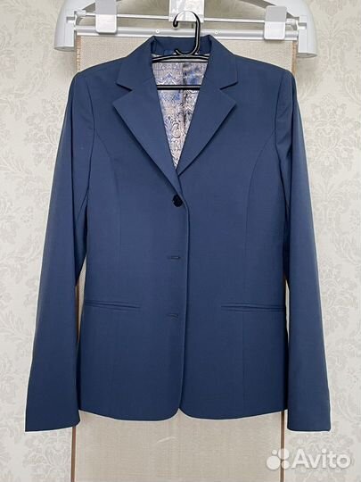 Школьный жакет (пиджак) синий для девочек 158-164