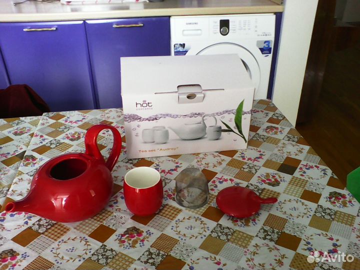Чайный набор фарфоровый одри. Фирма Hot Contents