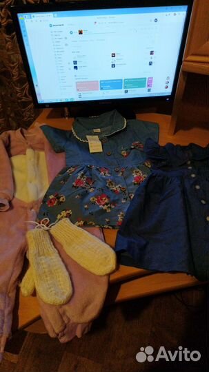 Вещи пакетами на девочку