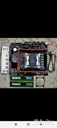 Комплект X99 Intel xeon E5 2670v3/ddr16gb (новый)