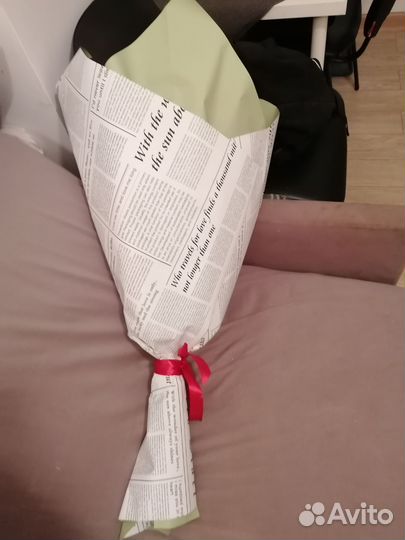 Букет love is с сердцем