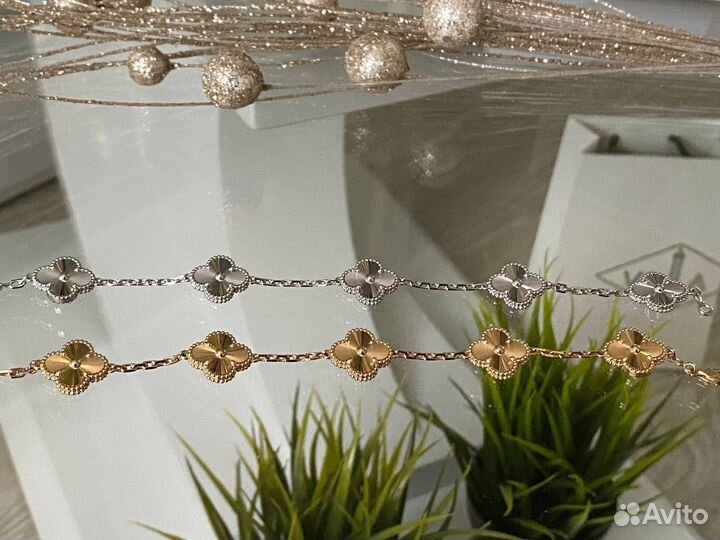 Van cleef браслет золото