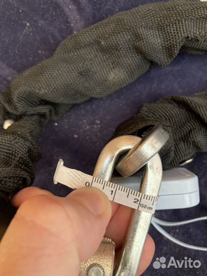 Велозамок стальная цепь