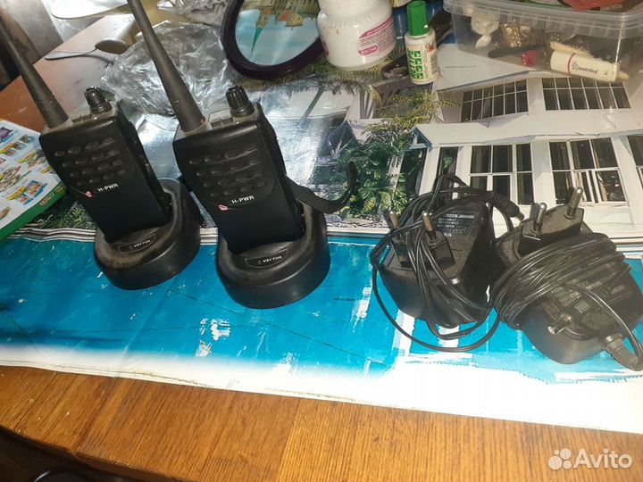 Рации переностные 2шт, vector VT-44(комплект)