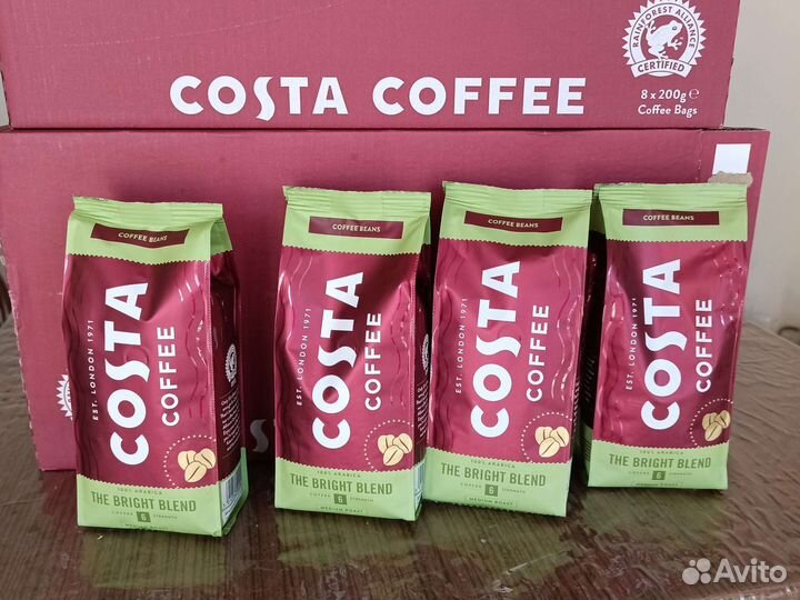 Кофе Costa coffee в зёрнах