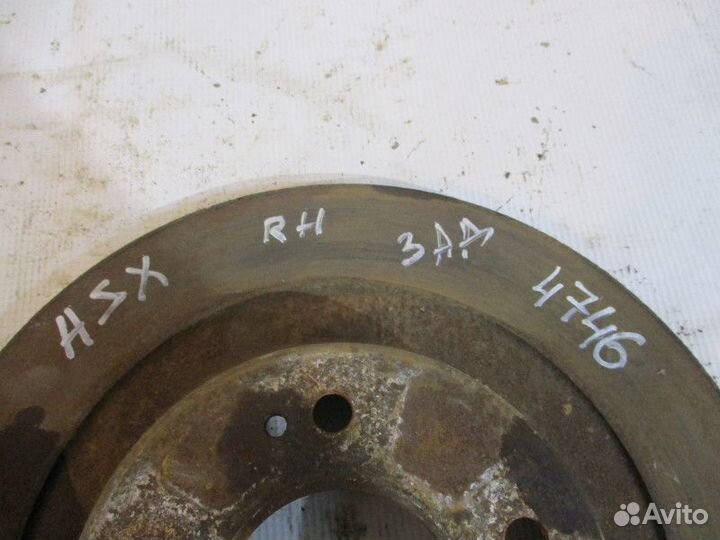 Диск тормозной задний Mitsubishi ASX GA1W/GA3W/GA2