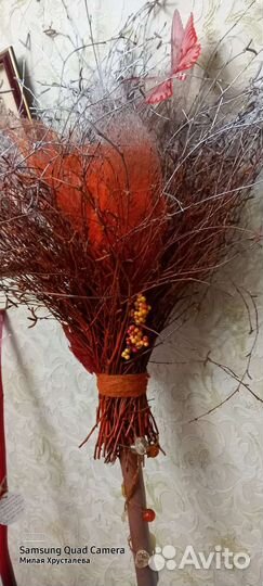 Метла,реквизит ведьмы