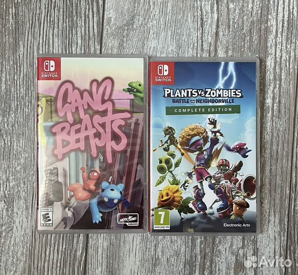 Картриджи nintendo switch