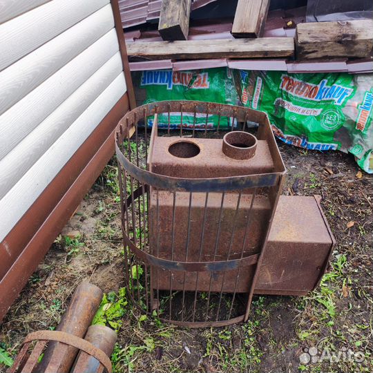 Печь для бани почти новая б/у