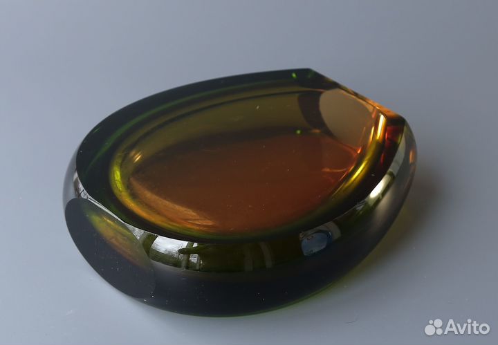 Ваза цветное Стекло лзхс Подкова Ленинград СССР