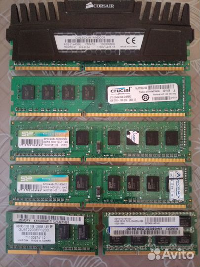 Оперативная память ddr3 (dimm и sodimm)
