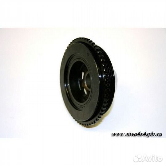 Шкив коленвала ручейковый демпферный нива шевроле