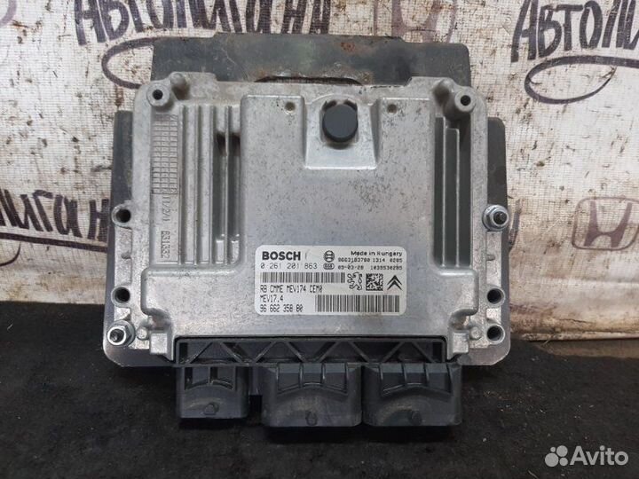 Блок управления двигателем Peugeot 308 EP6 2009