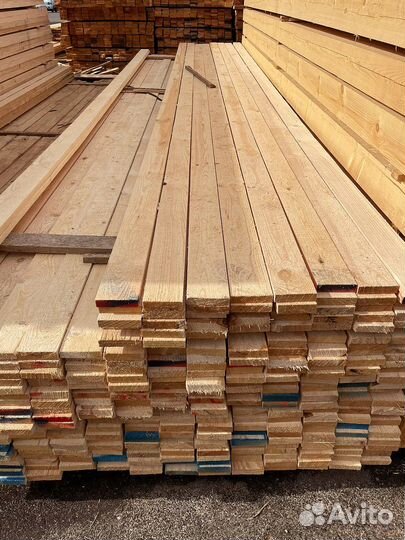 Доска обрезная 50х200х6000мм